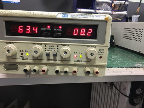 固緯直流穩定電源維修GPC-6030D​案例