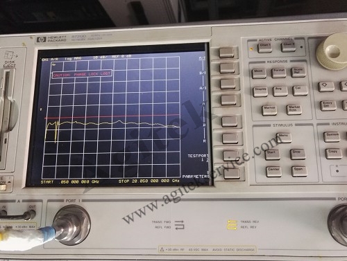 西安一研究院安捷倫網絡分析儀8720D維修案例