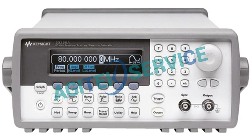 安捷倫信號發生器33250A頻率無顯示維修