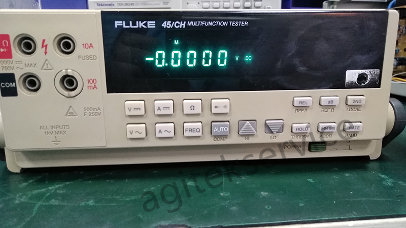 FLUKE五位半雙顯萬用表45維修案例