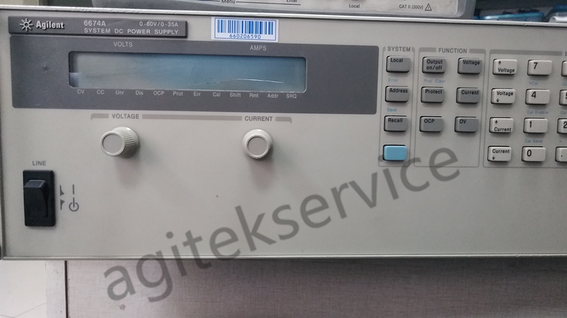 某單位Agilent6674A維修案例