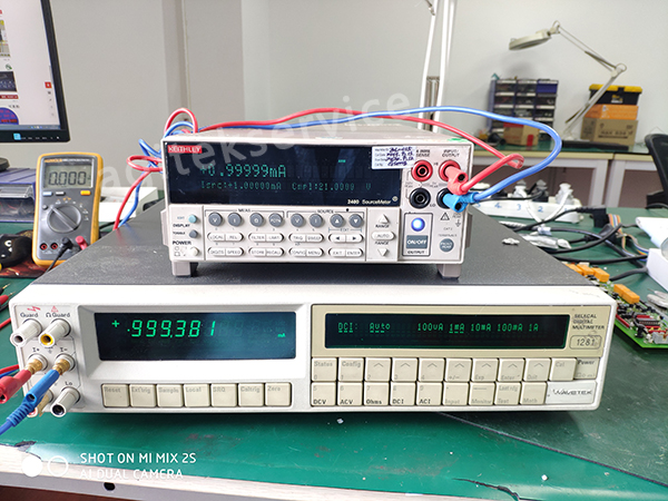 Fluke萬用表1281直流電流報錯維修 Fluke萬用表1281直流電流報錯維修