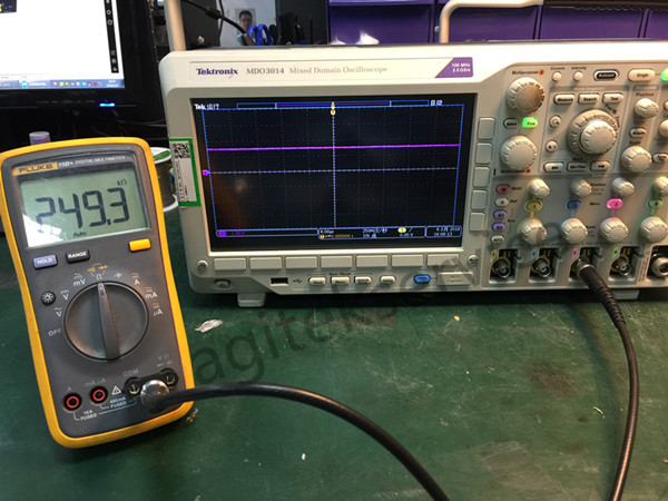 泰克MDO3014示波器故障維修案例