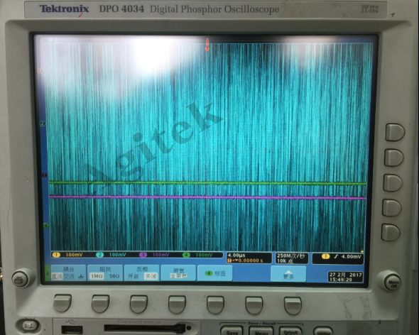 DPO4034示波器維修案例
