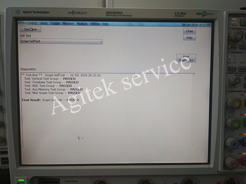安捷倫示波器MSO9254A反複重啟維修 安捷倫示波器MSO9254A反複重啟維修