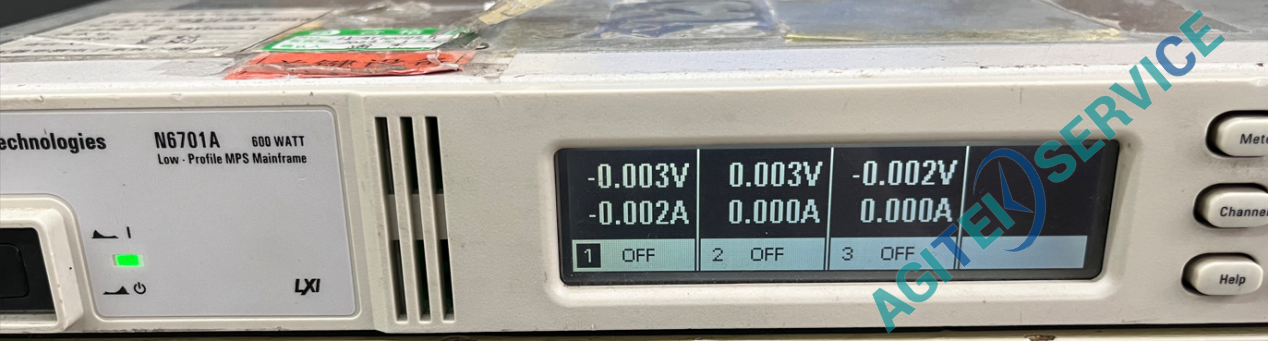 安捷倫電源N6701A開機黑屏維修