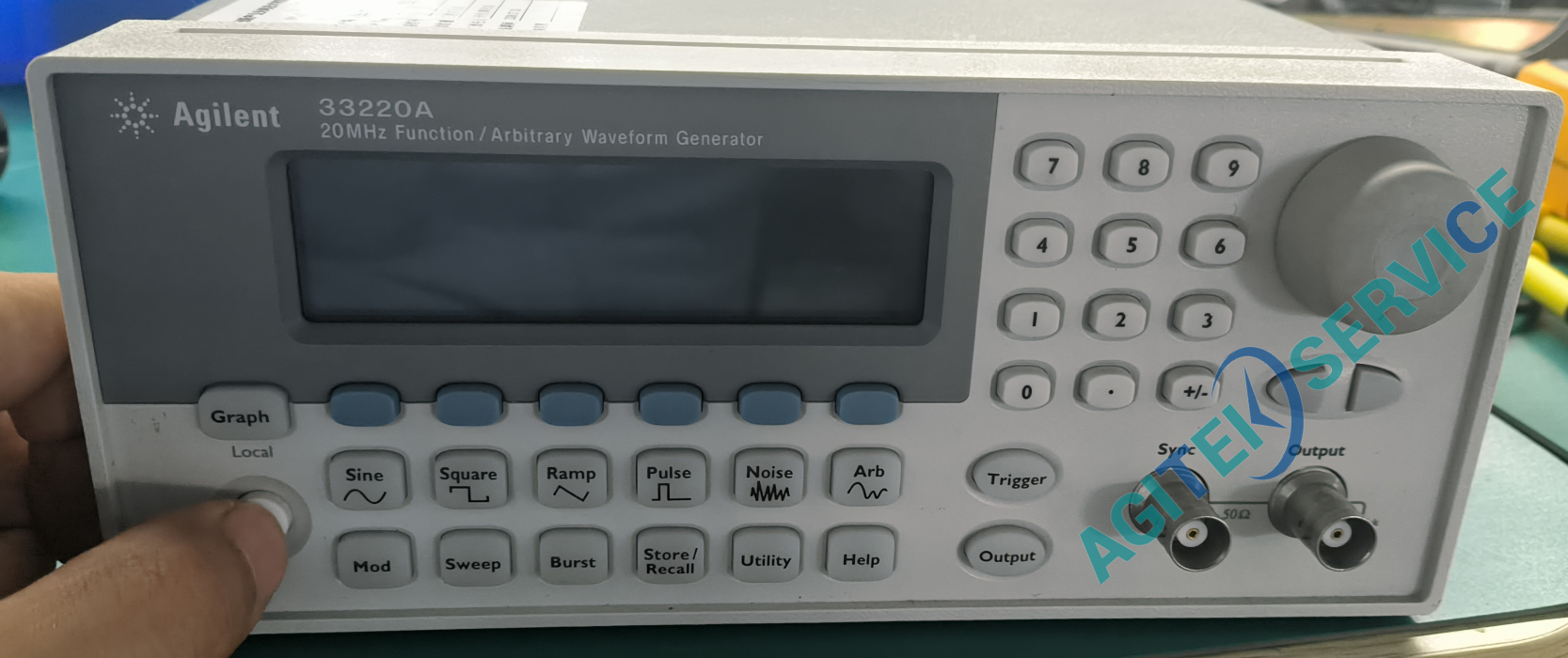 安捷倫33220A函數/任意波形發生器開機異常報錯維修