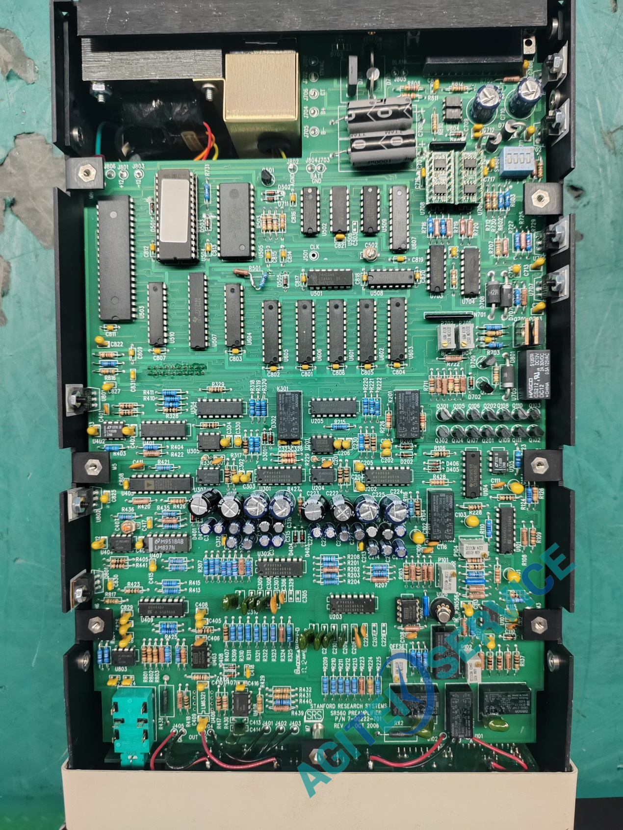 斯坦福SR560低噪聲放大器顯示過載,無法放大維修 斯坦福SR560低噪聲放大器顯示過載,無法放大維修