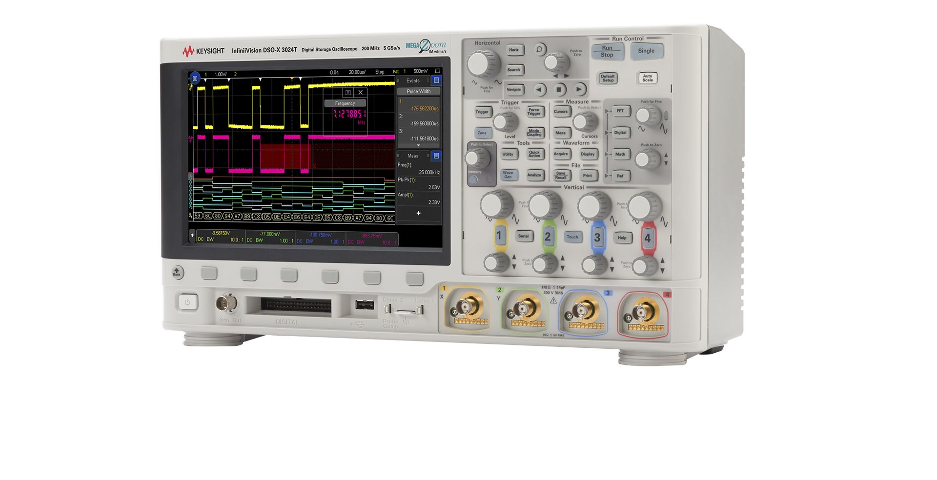 是德(Keysight)DSOX3024T示波器租賃