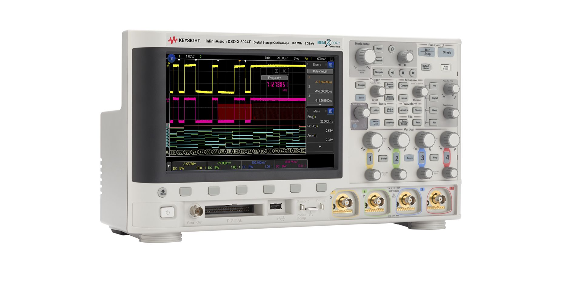 是德(Keysight)DSOX3024T示波器租賃
