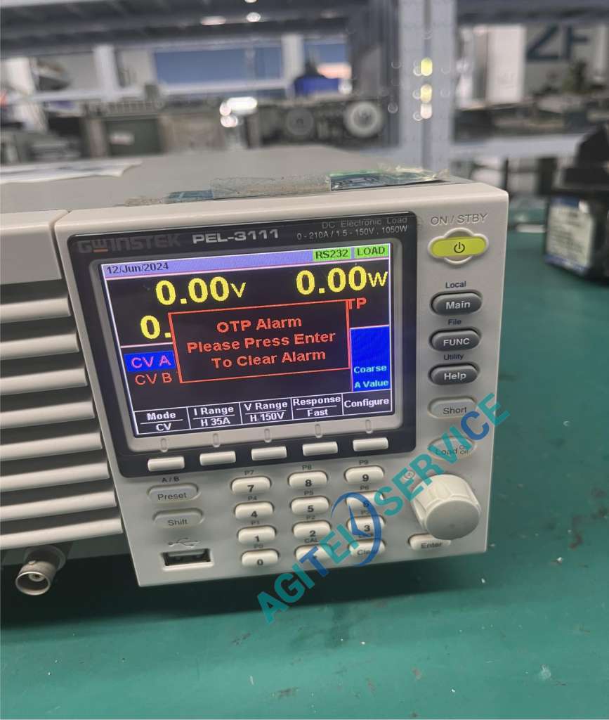 固緯 Gwinstek PEL-3111電子負載輸出時報OTP代碼故障維修 固緯 Gwinstek PEL-3111電子負載輸出時報OTP代碼故障維修