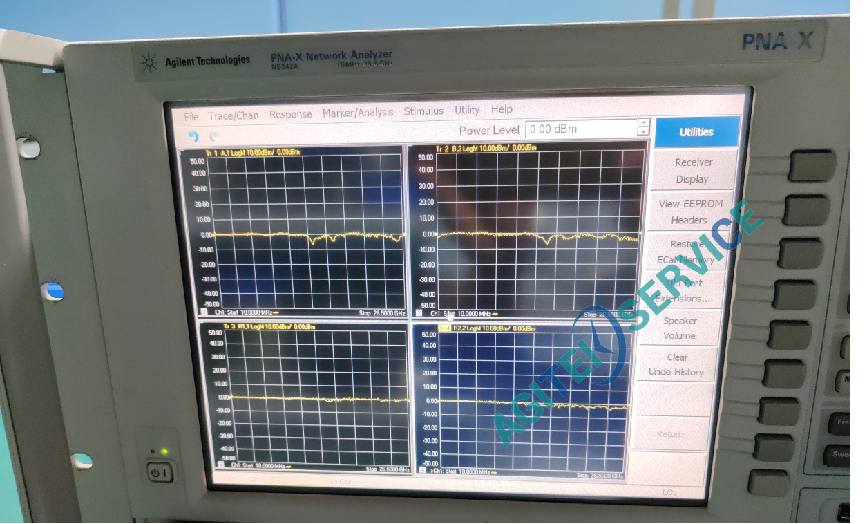 安捷倫N5242A矢量網絡分析儀報錯Unlevel維修