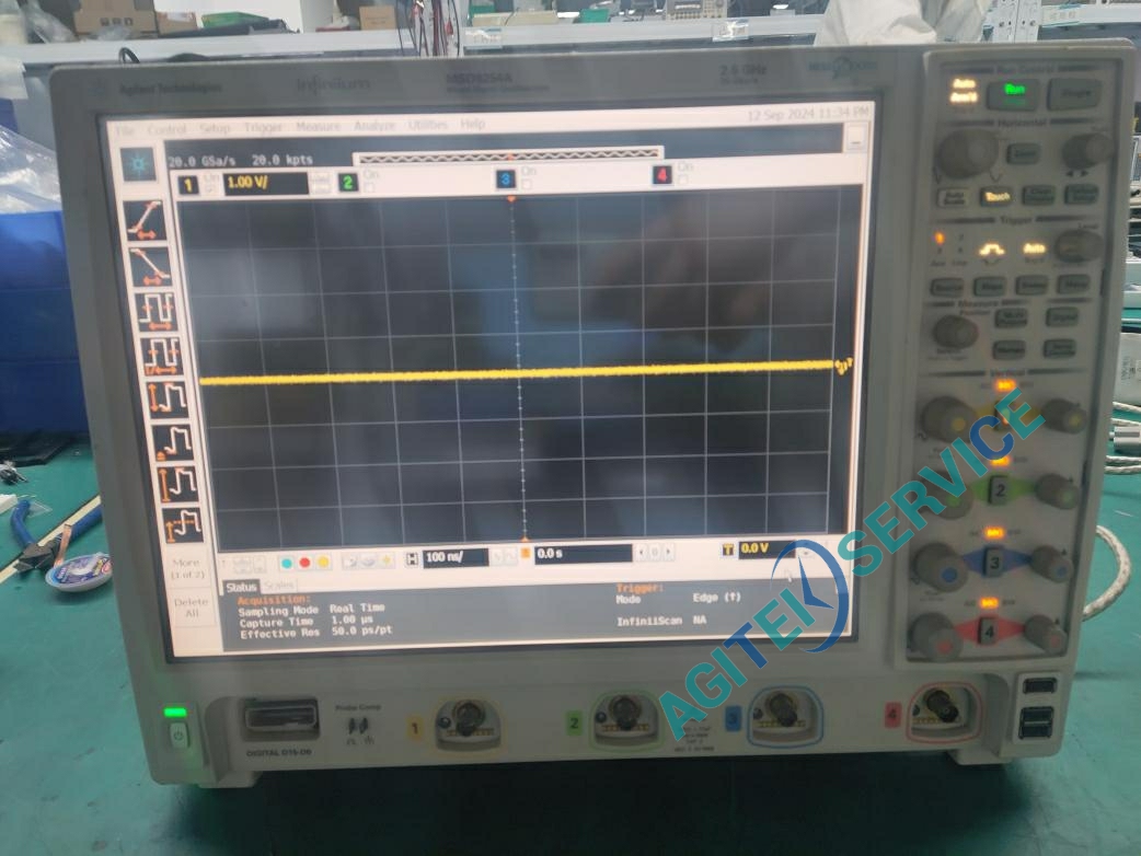 安捷倫MSO9254A示波器開機過程中掉電維修