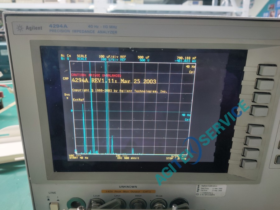 安捷倫4294A阻抗分析儀電橋不平衡維修