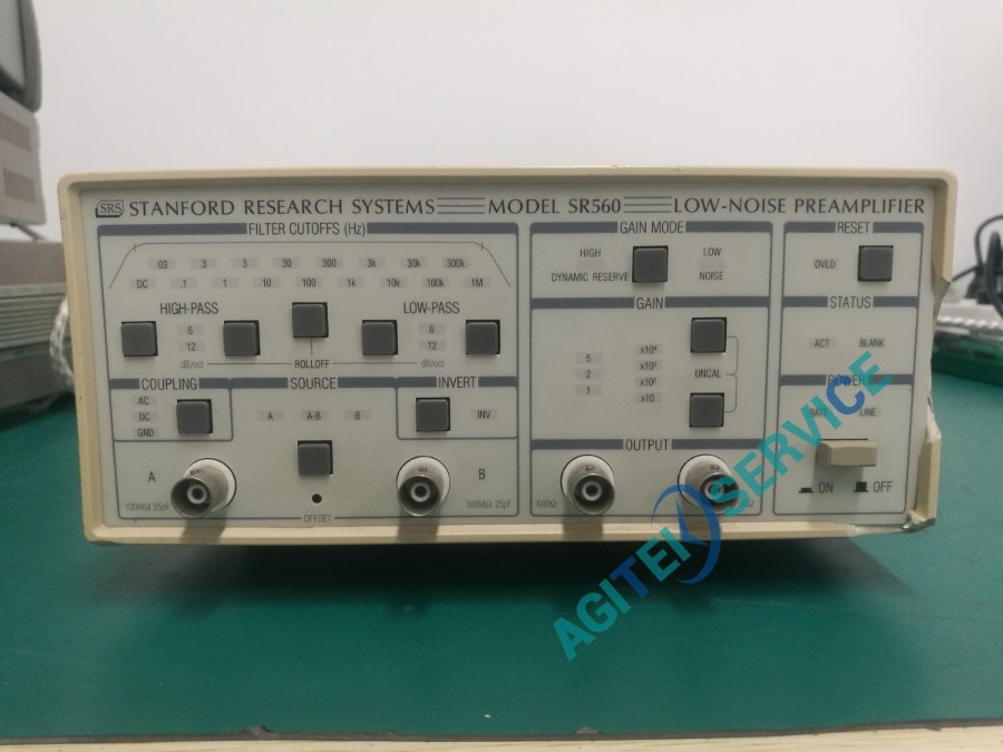 斯坦福SR560低電壓噪聲前置放大器無信號輸出維修 斯坦福SR560低電壓噪聲前置放大器無信號輸出維修