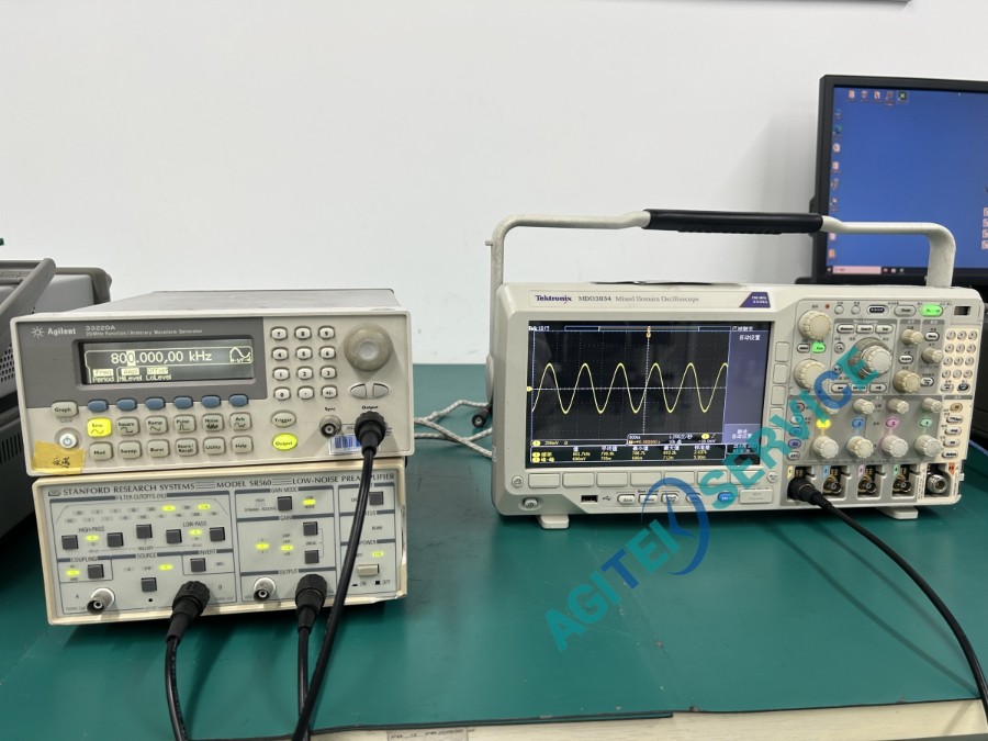 斯坦福SR560低電壓噪聲前置放大器無信號輸出維修 斯坦福SR560低電壓噪聲前置放大器無信號輸出維修