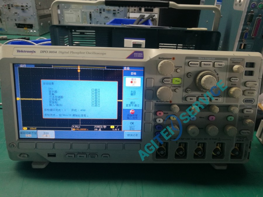 泰克DPO3054示波器自動關機維修