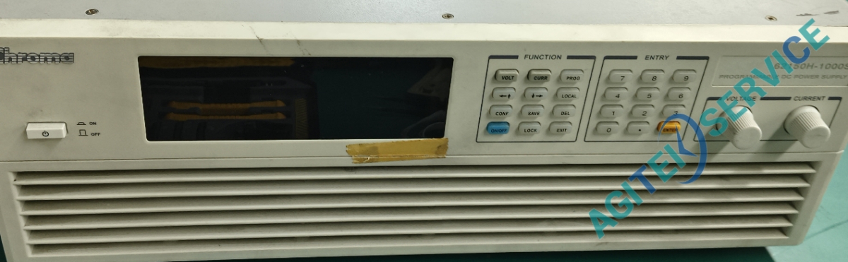 致茂電子62150H-1000S電源上電開機風扇轉，前麵板不顯示維修