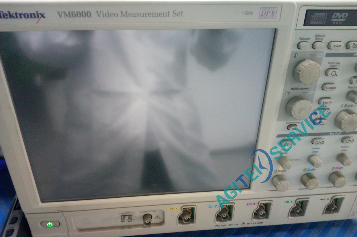 Tektronix泰克VM6000視頻分析儀無法開機維修案例