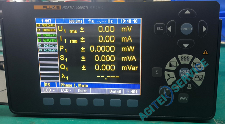 Fluke深夜网站在线播放NORMA 4000CN多功能功率分析儀開機異常維修