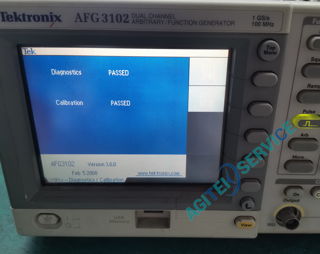 泰克AFG3102信號發生器開關鍵失靈維修
