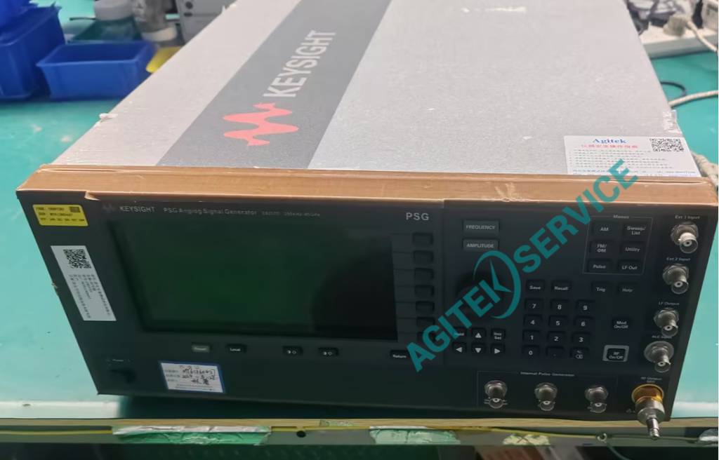 Keysight是德科技E8257D射頻信號源上電開機黑屏維修