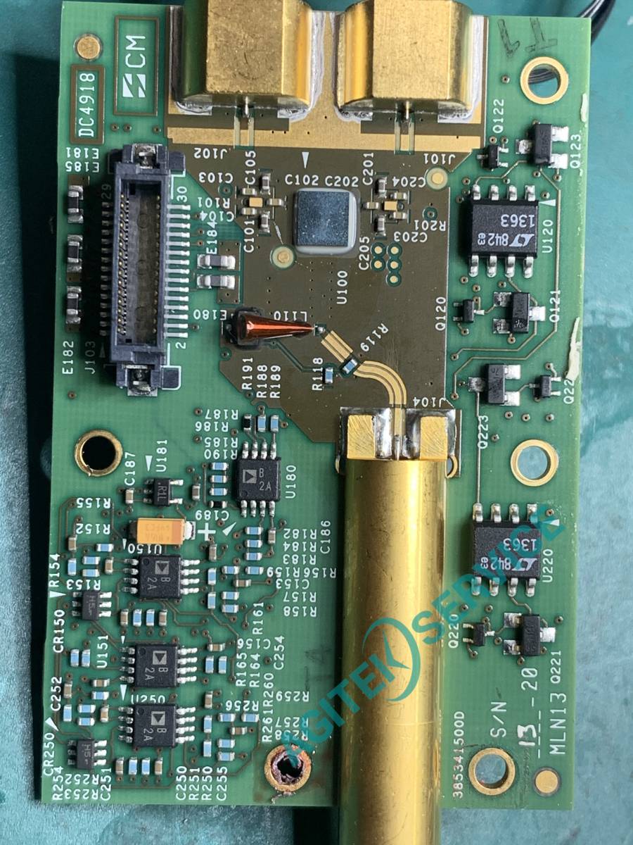 泰克7713電壓差分探頭測試異常維修
