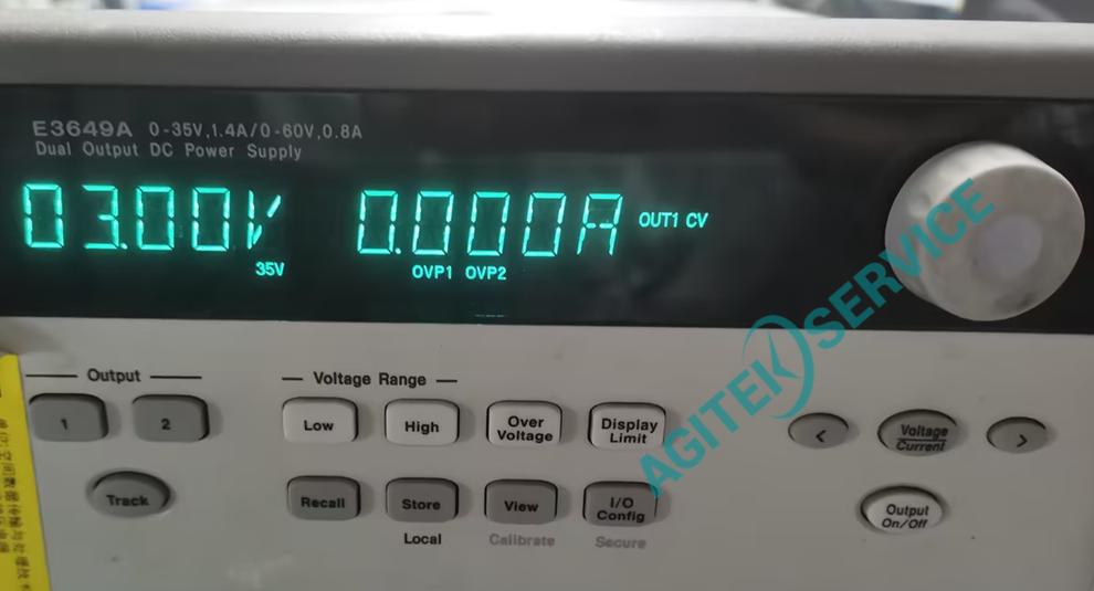 是德科技E3649A高精度直流電源out1一直提示unreg維修