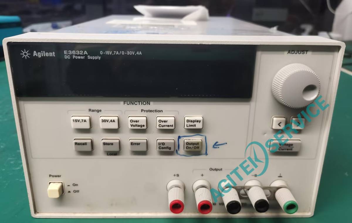 安捷倫E3632A直流可調電源電壓電流輸出值無法通過旋鈕調節