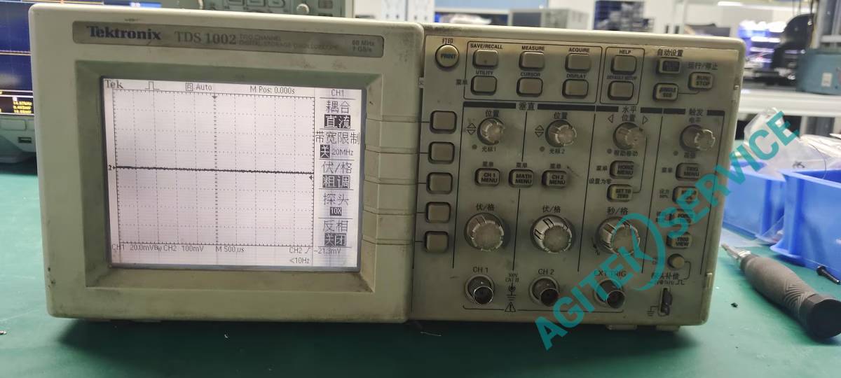 泰克示波器TDS1002開機不顯示維修