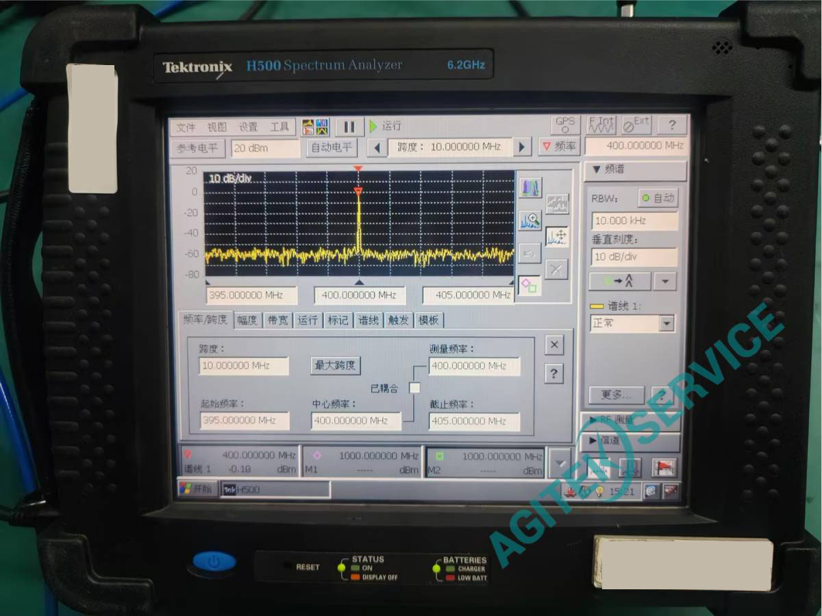 泰克H500手持頻譜分析儀自檢報錯、自校準失敗維修
