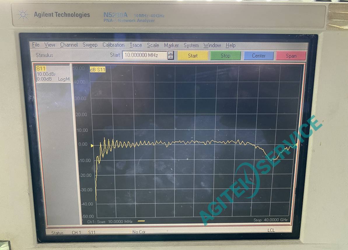 安捷倫N5230A 40GHz矢量網絡分析儀輸出異常維修