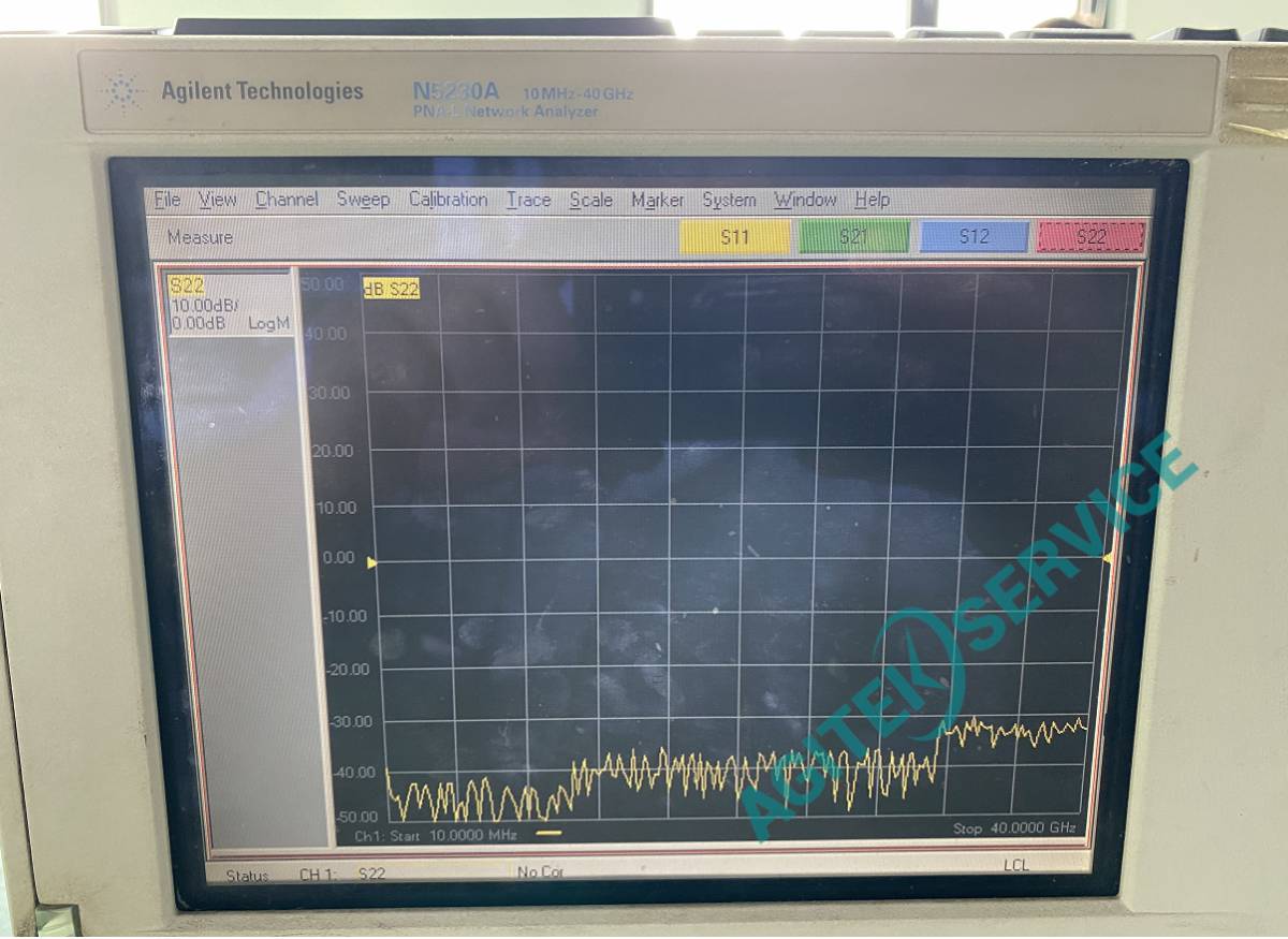 安捷倫N5230A 40GHz矢量網絡分析儀輸出異常維修