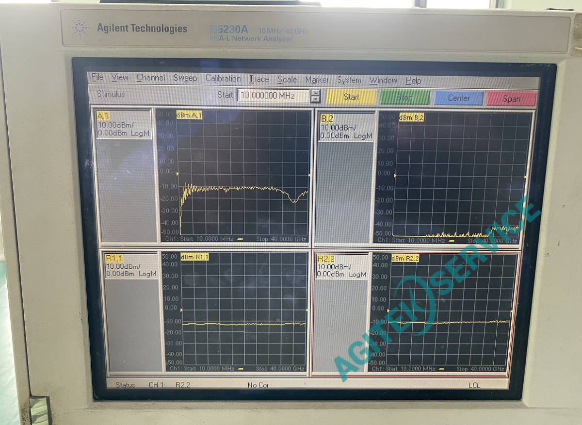 安捷倫N5230A 40GHz矢量網絡分析儀輸出異常維修