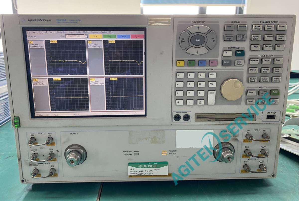 安捷倫N5230A 40GHz矢量網絡分析儀輸出異常維修