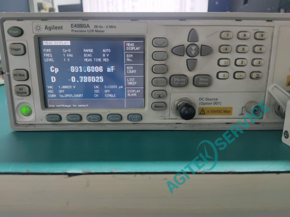 安捷倫E4980A LCR表開機報錯維修 安捷倫E4980A LCR表開機報錯維修