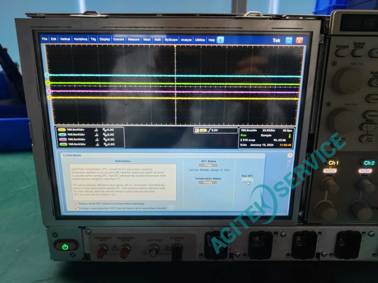 Tektronix泰克DSA70604示波器開機黑屏