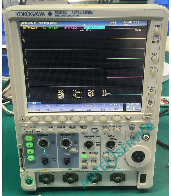 橫河示波器DLM2000開機黑屏維修 橫河示波器DLM2000開機黑屏維修