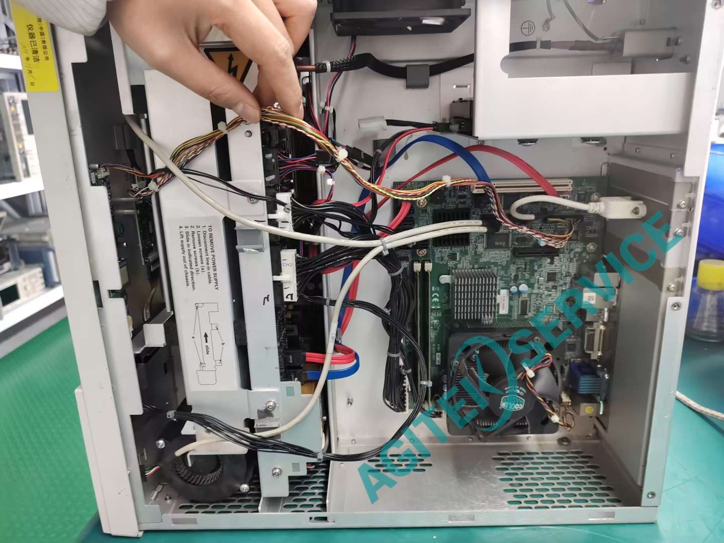 安捷倫DSO-X 91604A示波器開機報錯維修