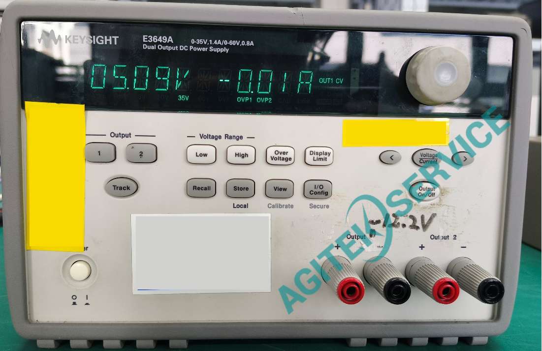 是德科技E3649A直流電源通道一顯示電壓跳變