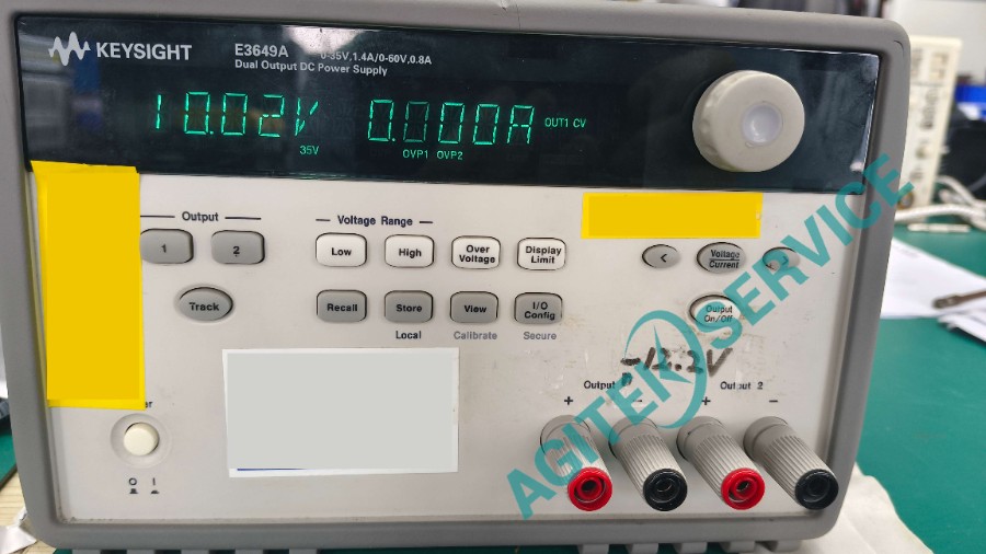 是德科技E3649A直流電源通道一顯示電壓跳變