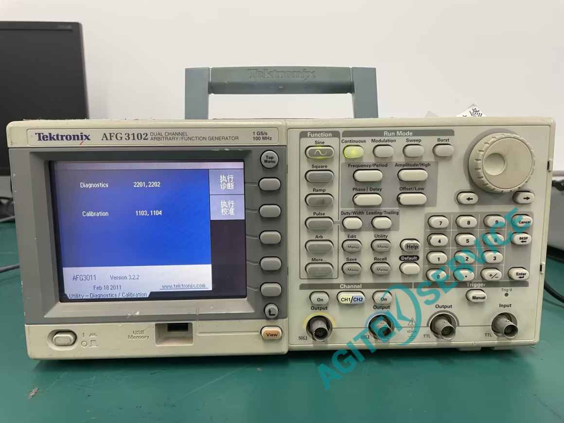 泰克AFG3102信號發生器儀器開機維修