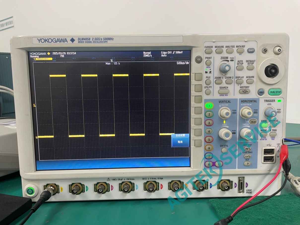 橫河DLM4058示波器無法開機維修案例
