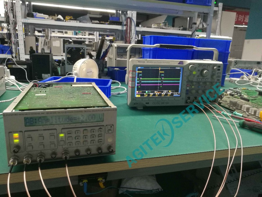  斯坦福DG535數字延時脈衝發生器無法開機維修