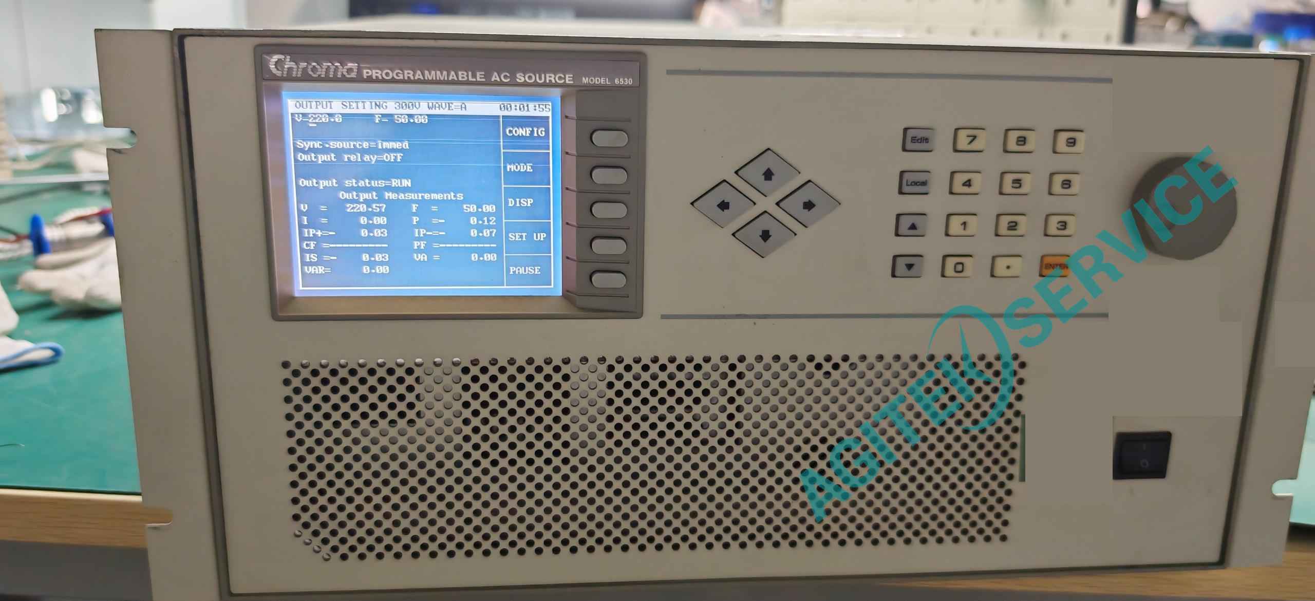 致茂6530電源報FAN INT故障碼維修