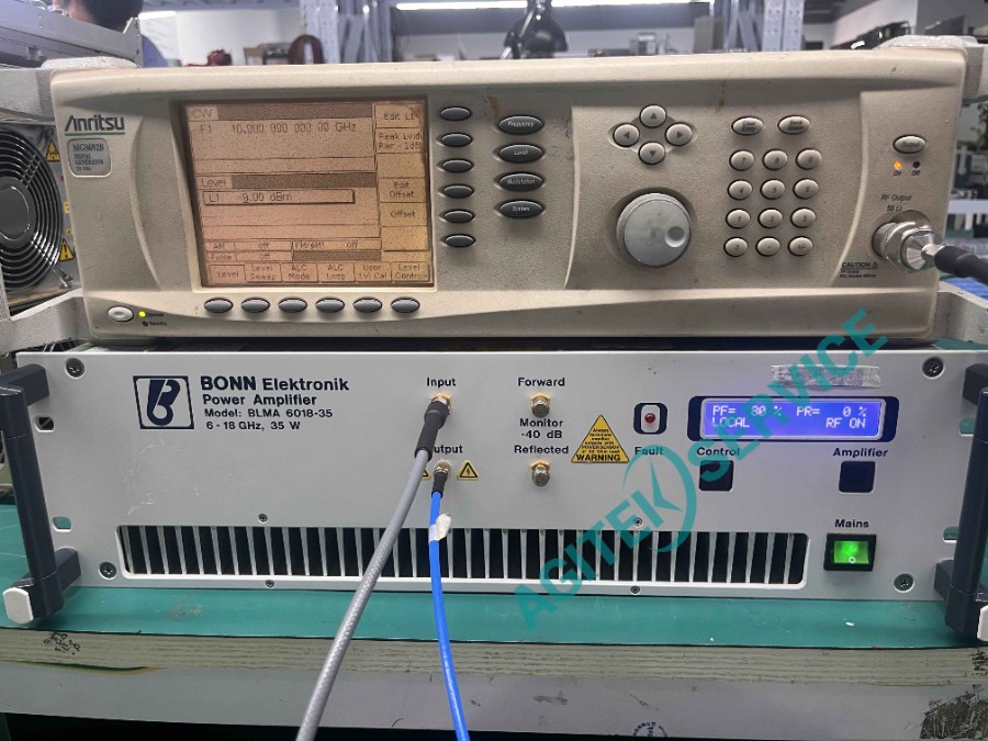 BONN BLMA6018-35 功率放大器全頻段功率下降維修