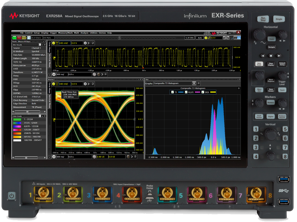 二手是德(Keysight)Infiniium EXR係列示波器