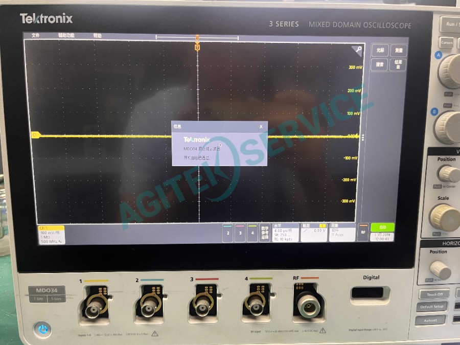 泰克3係 MD034-1G示波器無法開機維修 泰克3係 MD034-1G示波器無法開機維修