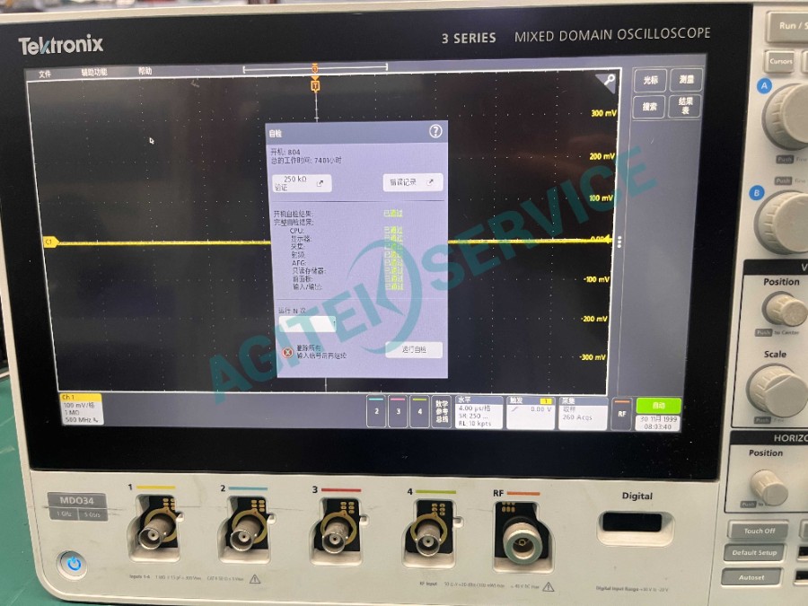泰克3係 MD034-1G示波器無法開機維修 泰克3係 MD034-1G示波器無法開機維修