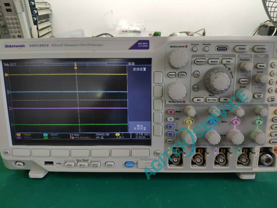 Tektronix 泰克MDO3024 混合域示波器校準參數
